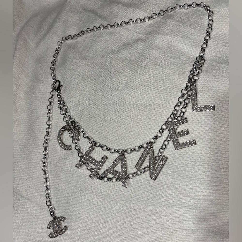 Chanel Pearl Chain Belt